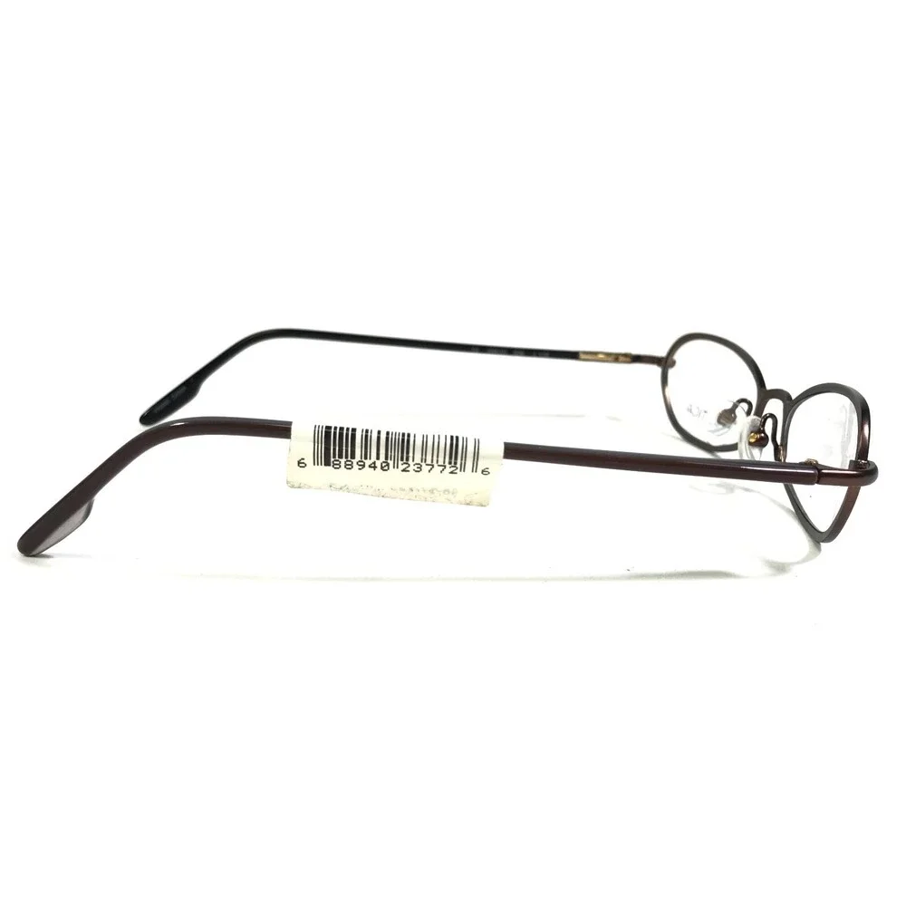 Nautica Eyeglasses Frames N9010 006 Brown Round Full Rim 48-17-135